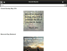 Tablet Screenshot of decorahbicycles.com